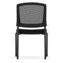 Parson Armless Micro Mesh Back Side Chair - Fabric Seat