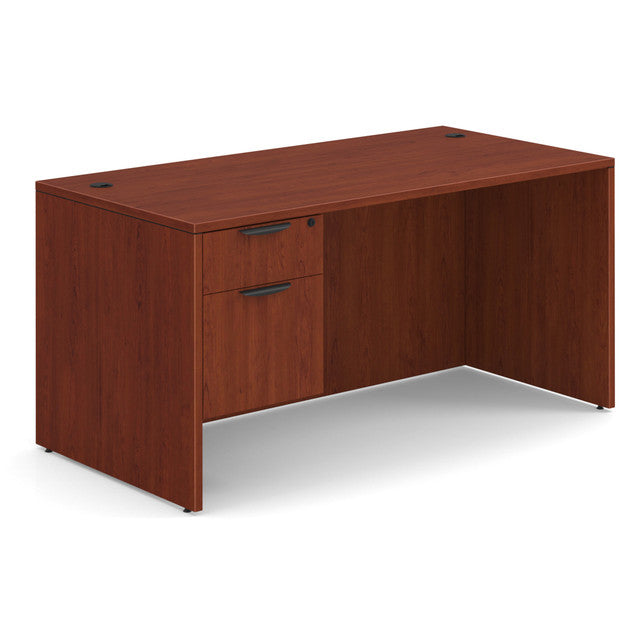 OS Laminate Single 3/4 Pedestal Desk - 60" x 30"