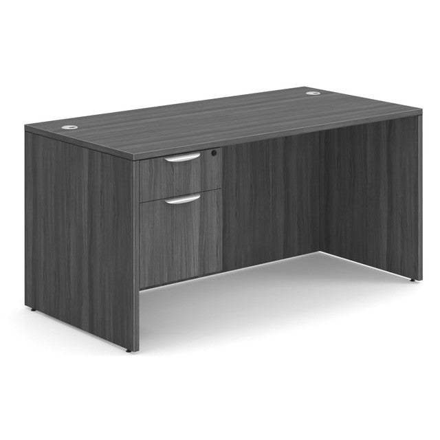 OS Laminate Single 3/4 Pedestal Desk - 60" x 30"