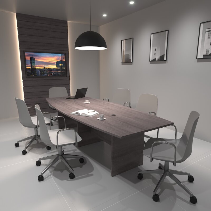 Pivit Boat Shaped Conference Table