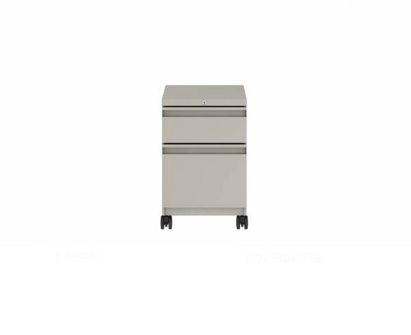 Prime™ 23.3"H Mobile Pedestal Cabinet, 15"W x 28"D - Box/File