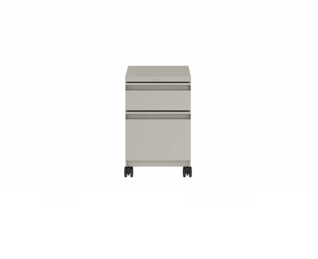 Prime™ 23.3"H Mobile Pedestal Cabinet, 15"W x 18"D - Box/File