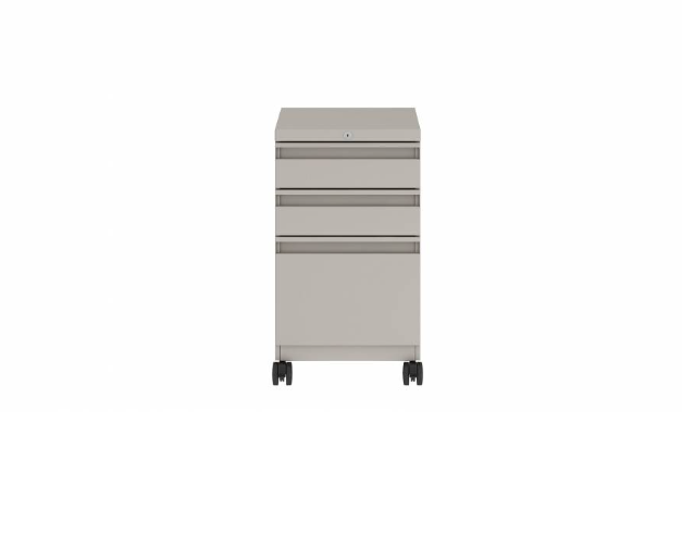 Prime™ 26.5"H Mobile Pedestal Cabinet, 15"W x 18"D - Box/Box/File