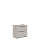Prime™ 28"H Two High Lateral File Cabinet, 30"W x 18"D - Fixed Front