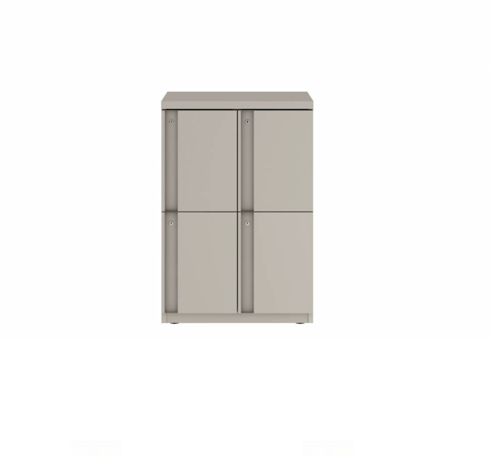 Prime™ 35.2"H Double Column Locker, Two Rows, 24"W x 18"D, Full Pull Doors - Right Opening