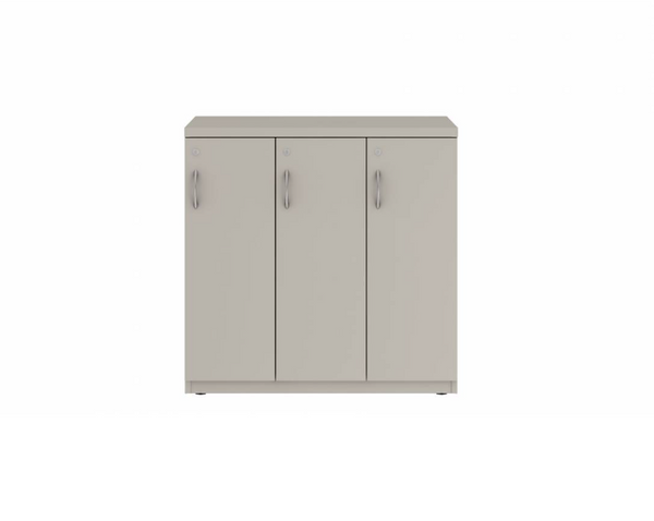 Prime™ 35.2"H Triple Column Locker, One Row, 36"W x 18"D, Flat Metal Doors - Right Opening