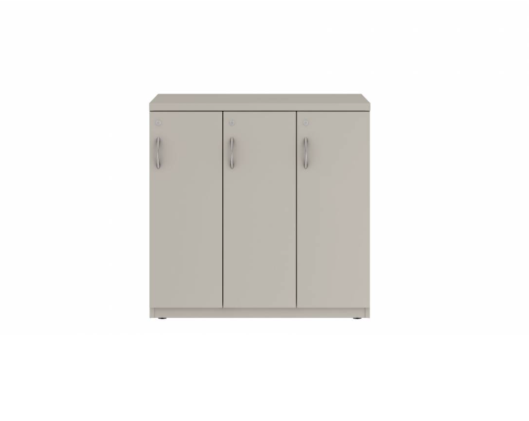 Prime™ 35.2"H Triple Column Locker, One Row, 36"W x 18"D, Flat Metal Doors - Right Opening