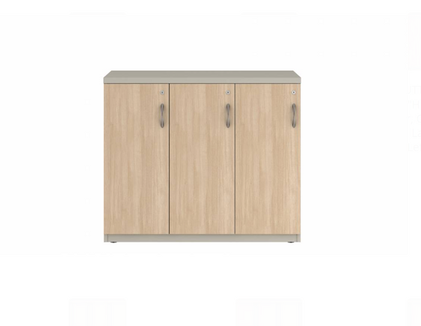 Prime™ 35.2"H Triple Column Locker, One Row, 42"W x 18"D, Laminate Doors - Left Opening