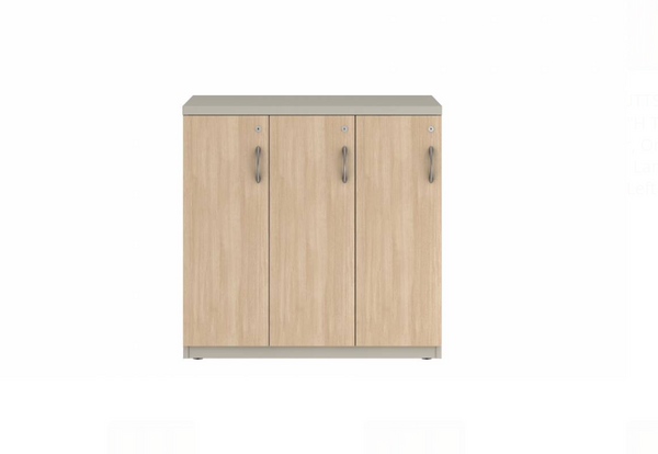 Prime™ 35.2"H Triple Column Locker, One Row, 36"W x 18"D, Laminate Doors - Left Opening