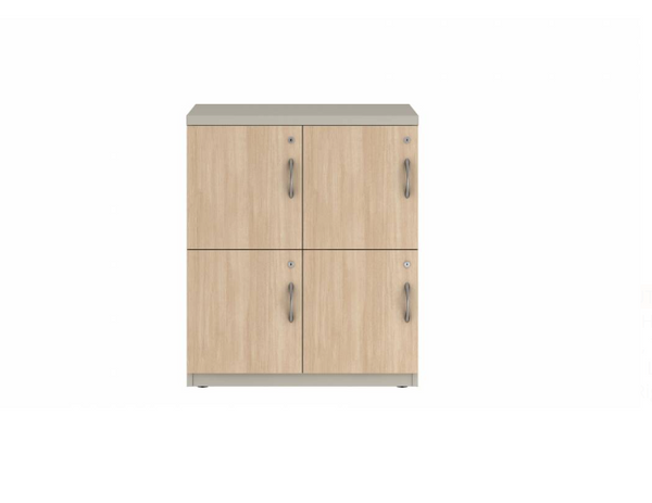 Prime™ 35.2"H Double Column Locker, Two Rows, 30"W x 18"D, Laminate Doors - Left Opening