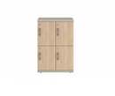Prime™ 35.2"H Double Column Locker, Two Rows, 24"W x 18"D, Laminate Doors - Right Opening