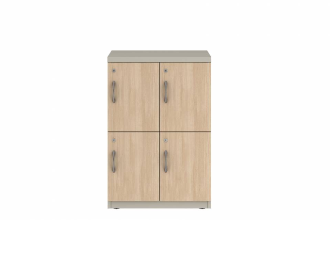 Prime™ 35.2"H Double Column Locker, Two Rows, 24"W x 18"D, Laminate Doors - Right Opening