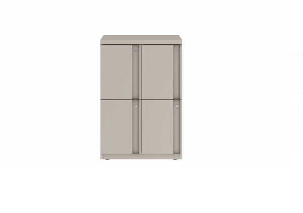 Prime™ 35.2"H Double Column Locker, Two Rows, 24"W x 18"D, Full Pull Doors - Left Opening