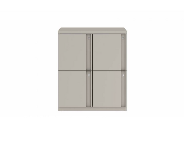 Prime™ 35.2"H Double Column Locker, Two Rows, 30"W x 18"D, Full Pull Doors - Left Opening