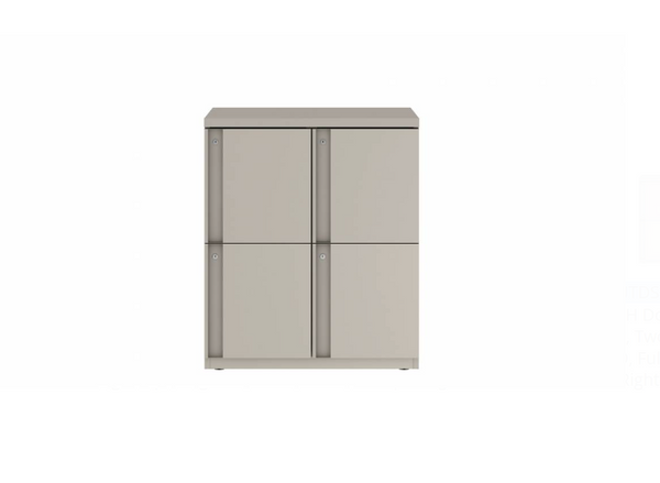 Prime™ 35.2"H Double Column Locker, Two Rows, 36"W x 18"D, Full Pull Doors - Right Opening