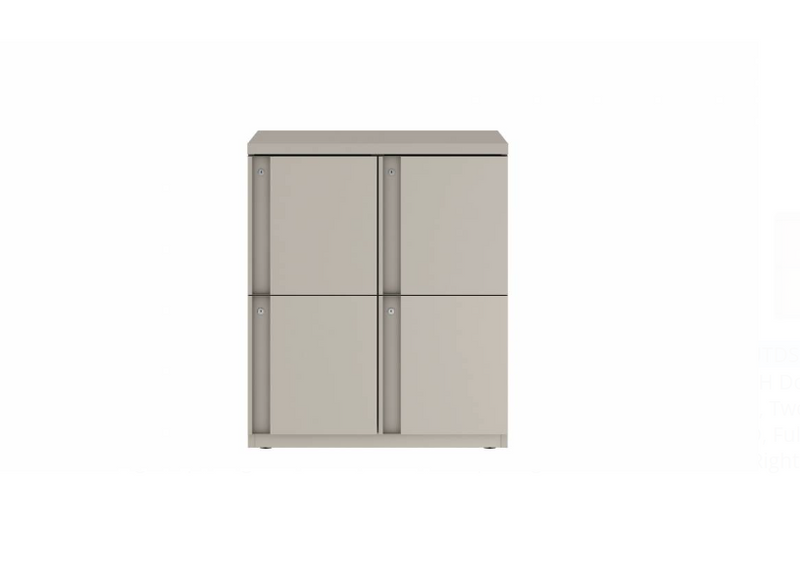 Prime™ 35.2"H Double Column Locker, Two Rows, 30"W x 18"D, Full Pull Doors - Right Opening
