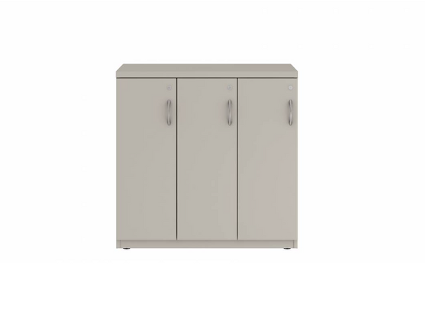 Prime™ 35.2"H Triple Column Locker, One Row, 36"W x 18"D, Flat Metal Doors - Left Opening