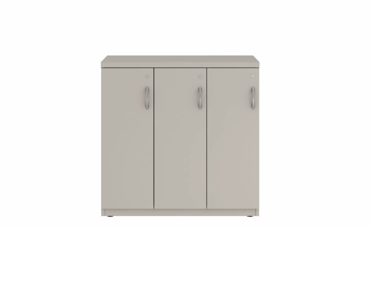 Prime™ 35.2"H Triple Column Locker, One Row, 36"W x 18"D, Flat Metal Doors - Left Opening