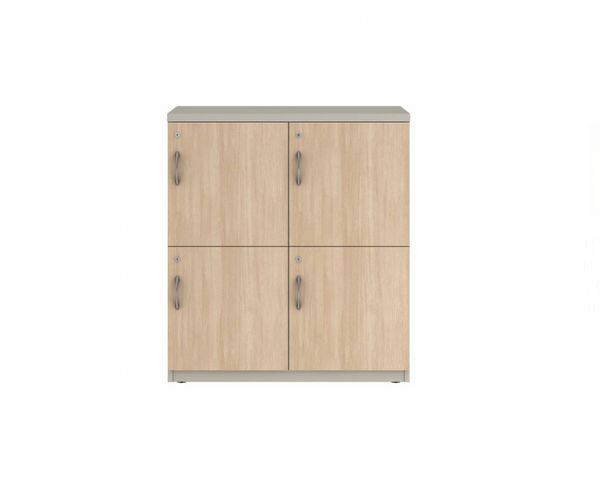 Prime™ 40"H Double Column Locker, Two Rows, 36"W x 18"D, Laminate Doors - Right Opening