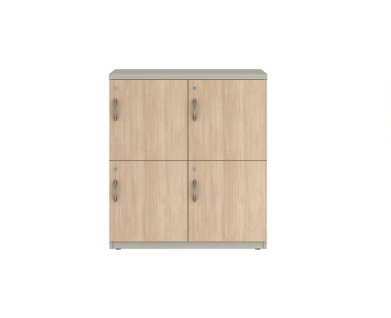 Prime™ 40"H Double Column Locker, Two Rows, 36"W x 18"D, Laminate Doors - Right Opening