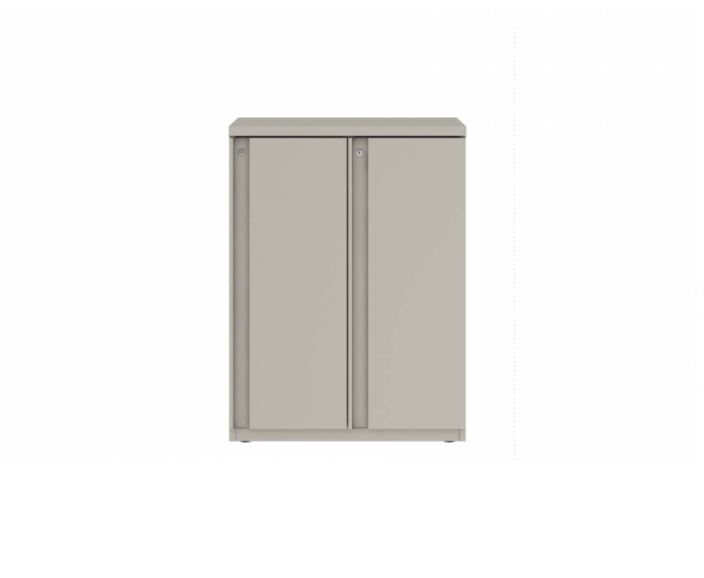 Prime™ 40"H Double Column Locker, One Row, 30"W x 18"D, Full Pull Doors - Right Opening