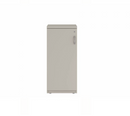 Prime™ 40"H Single Column Locker, One Row, 18"W x 18"D, Flat Metal Door - Left Opening