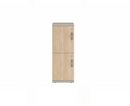 Prime™ 40"H Single Column Locker, Two Rows, 15"W x 18"D, Laminate Doors - Left Opening