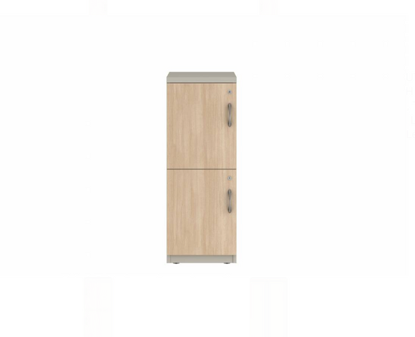 Prime™ 40"H Single Column Locker, Two Rows, 15"W x 18"D, Laminate Doors - Left Opening