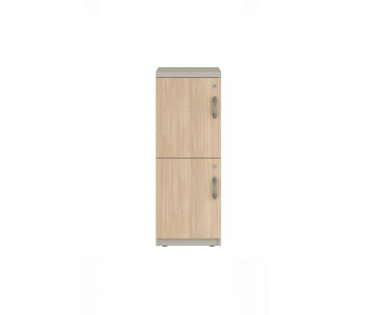 Prime™ 40"H Single Column Locker, Two Rows, 15"W x 18"D, Laminate Doors - Left Opening