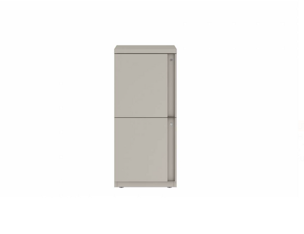 Prime™ 40"H Single Column Locker, Two Rows, 18"W x 18"D, Full Pull Doors - Left Opening