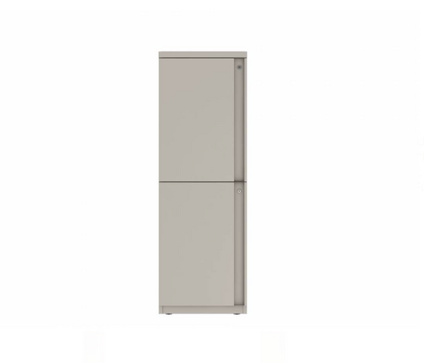 Prime™ 53.6"H Single Column Locker, Two Rows, 18"W x 18"D, Full Pull Doors - Left Opening