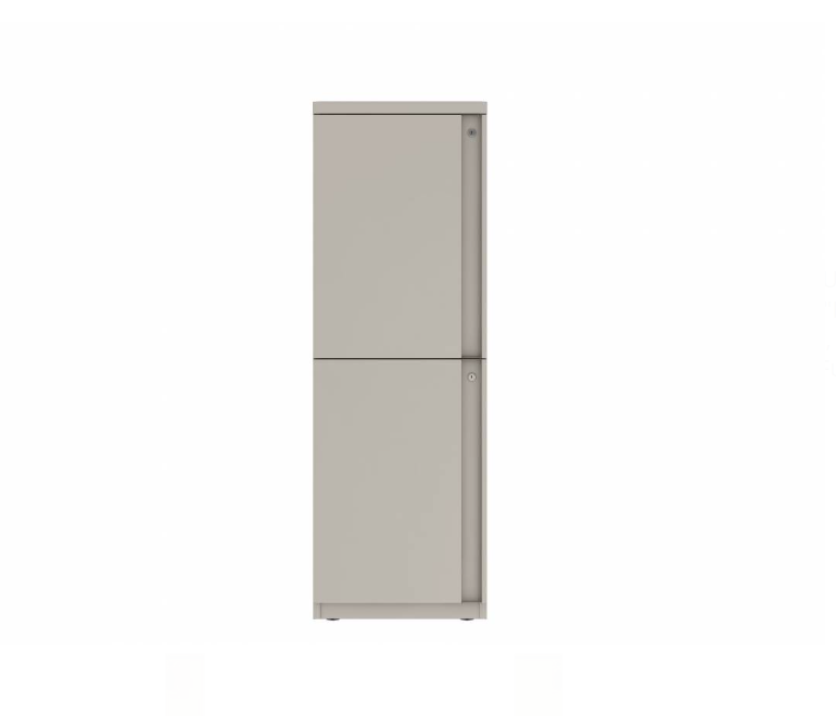 Prime™ 53.6"H Single Column Locker, Two Rows, 18"W x 18"D, Full Pull Doors - Left Opening