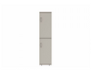 Prime™ 53.6"H Single Column Locker, Two Rows, 12"W x 18"D, Flat Metal Doors - Right Opening