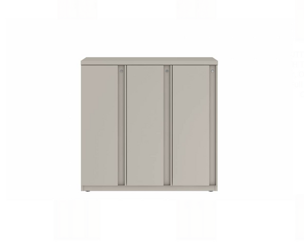 Prime™ 40"H Triple Column Locker, One Row, 42"W x 18"D, Full Pull Doors - Left Opening