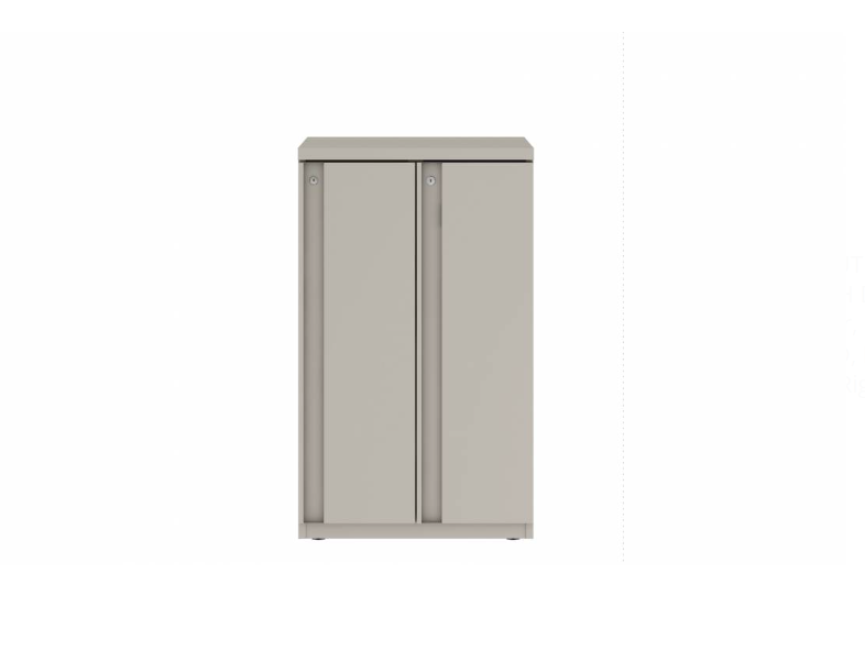 Prime™ 40"H Double Column Locker, One Row, 24"W x 18"D, Full Pull Doors - Right Opening