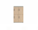 Prime™ 40"H Double Column Locker, Two Rows, 24"W x 18"D, Laminate Doors - Right Opening