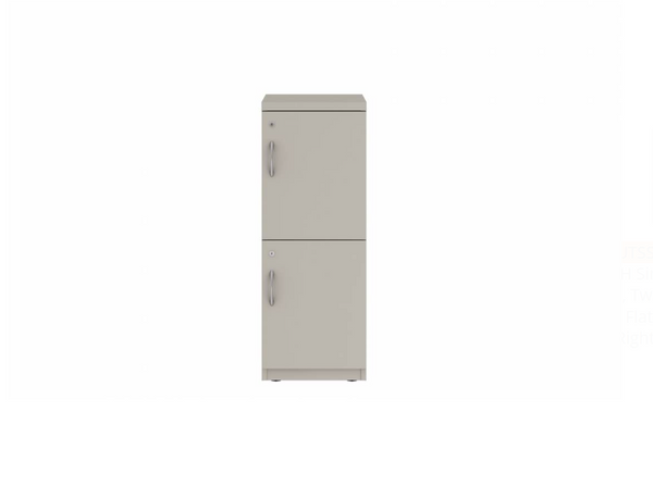 Prime™ 40"H Single Column Locker, Two Rows, 15"W x 18"D, Flat Metal Doors - Right Opening