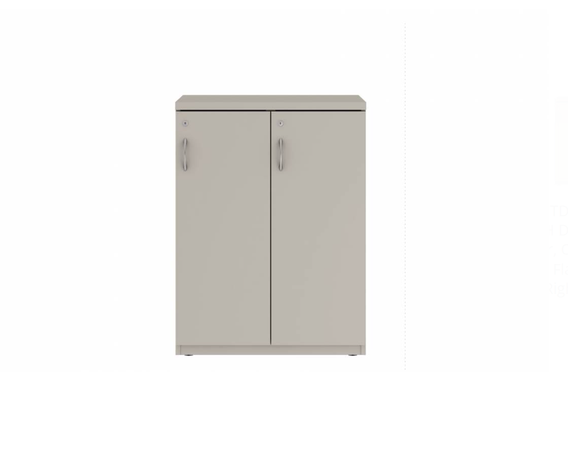 Prime™ 40"H Double Column Locker, One Row, 30"W x 18"D, Flat Metal Doors - Right Opening