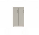 Prime™ 40"H Double Column Locker, One Row, 24"W x 18"D, Flat Metal Doors - Left Opening