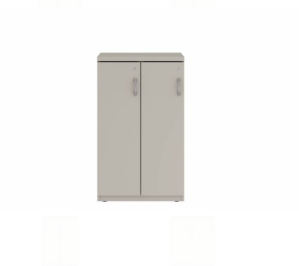 Prime™ 40"H Double Column Locker, One Row, 24"W x 18"D, Flat Metal Doors - Left Opening
