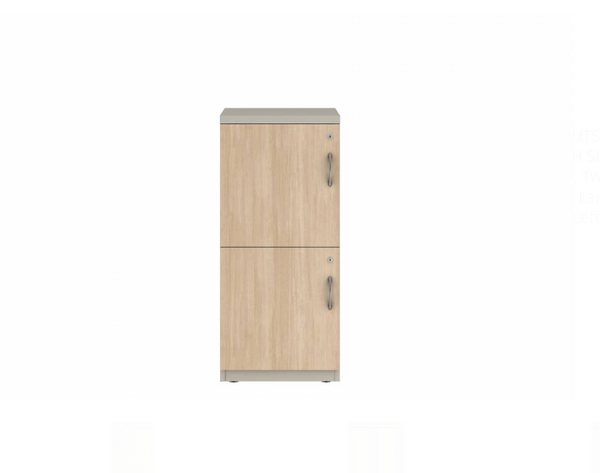 Prime™ 40"H Single Column Locker, Two Rows, 18"W x 18"D, Laminate Doors - Left Opening