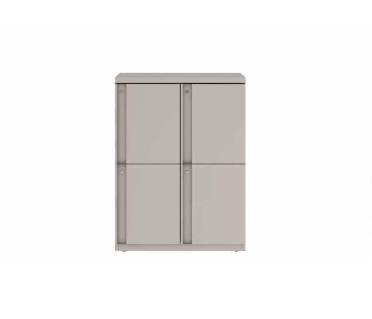 Prime™ 40"H Double Column Locker, Two Rows, 30"W x 18"D, Full Pull Doors - Right Opening