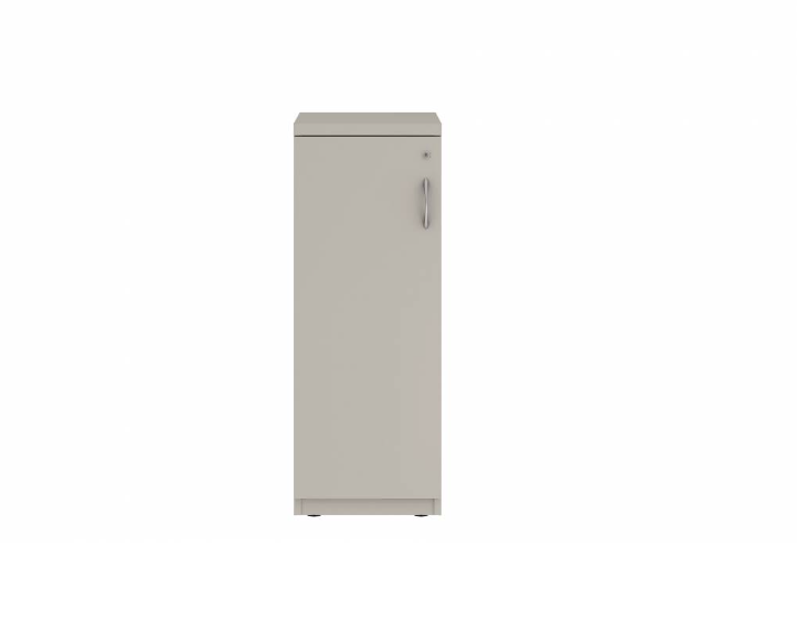Prime™ 40"H Single Column Locker, One Row, 15"W x 18"D, Flat Metal Door - Left Opening