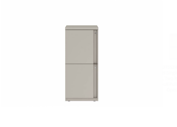 Prime™ 40"H Single Column Locker, Two Rows, 18"W x 18"D, Full Pull Doors - Right Opening