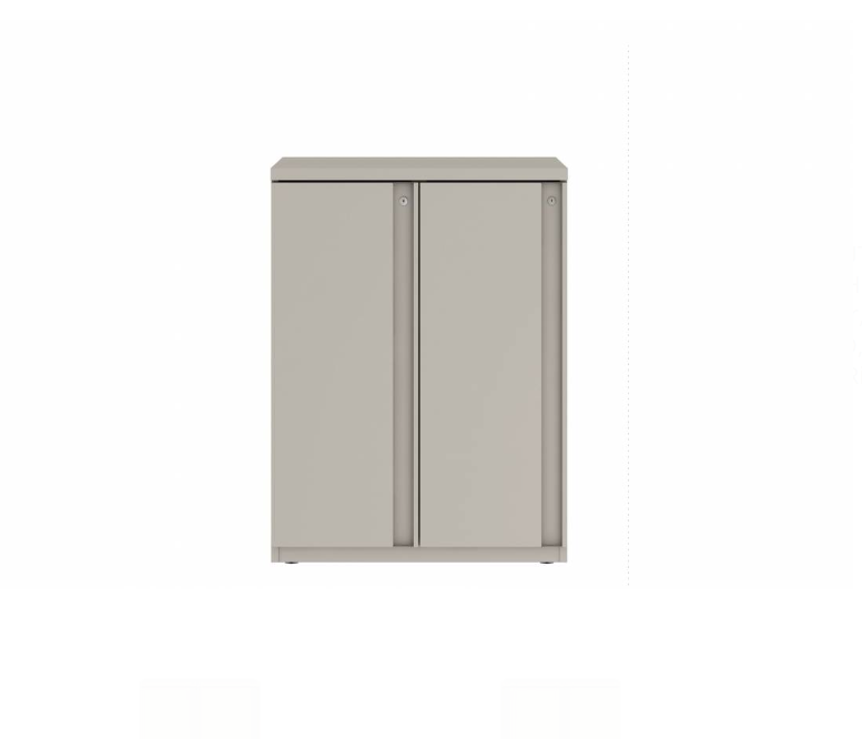 Prime™ 40"H Double Column Locker, One Row, 30"W x 18"D, Full Pull Doors - Left Opening