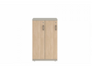 Prime™ 40"H Double Column Locker, One Row, 24"W x 18"D, Laminate Doors - Left Opening
