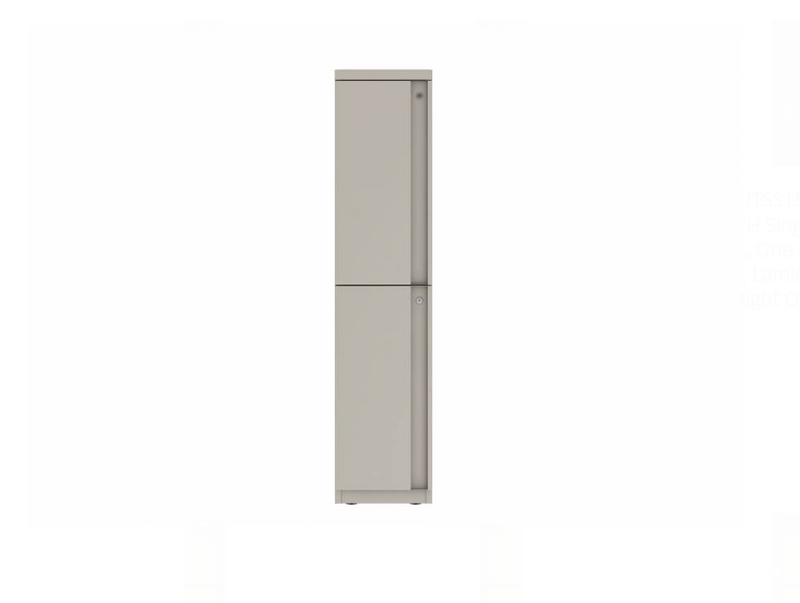 Prime™ 53.6"H Single Column Locker, Two Rows, 12"W x 18"D, Full Pull Doors - Left Opening