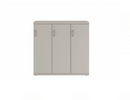 Prime™ 40"H Triple Column Locker, One Row, 42"W x 18"D, Flat Metal Doors - Right Opening