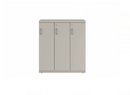 Prime™ 40"H Triple Column Locker, One Row, 36"W x 18"D, Flat Metal Doors - Right Opening