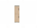 Prime™ 40"H Single Column Locker, Two Rows, 12"W x 18"D, Laminate Doors - Left Opening